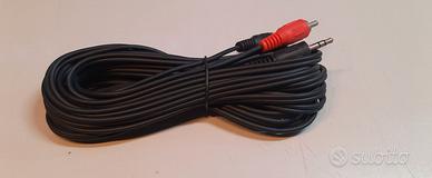 Cavo Audio Jack 3.5mm a 2 RCA – 5 Metri