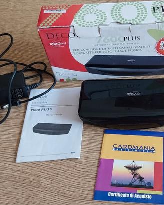 Decoder Digi Quest 7600 Plus con doppia SCART