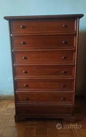 Cassettiera in legno Vintage