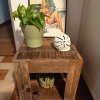 tavolino/sgabellino vintage country shabby chic