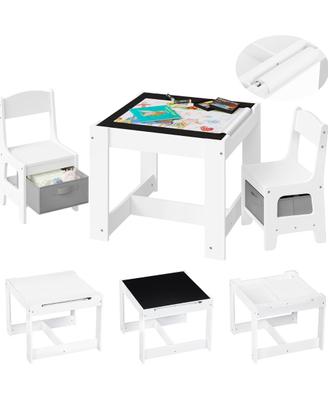 Lestarain Tavolino per Bambini con 2 Sedie