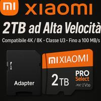 Scheda MicroSD 2TB PRO Select + Adattatore