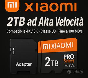 Scheda MicroSD 2TB PRO Select + Adattatore