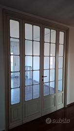 Porta a vetri in stile inglese