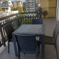 set tavolo con 4 sedie da esterno