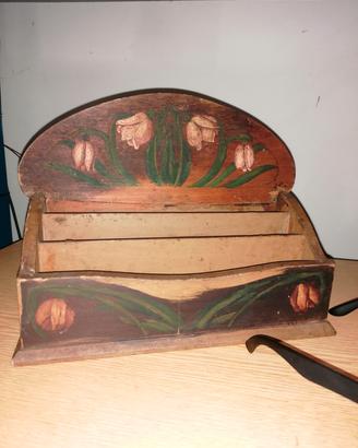 Porta lettere legno