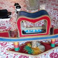 gondola veneziana grande 60x22 con felze e luce