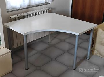 Scrivana angolare ikea bianca