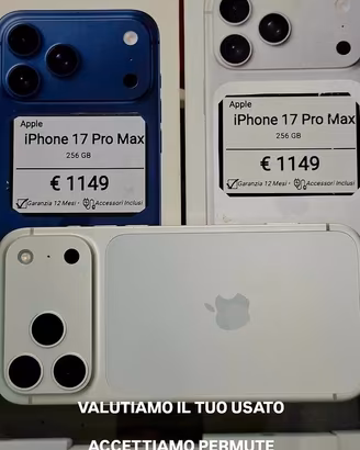 Iphone 17 pro max 256gb