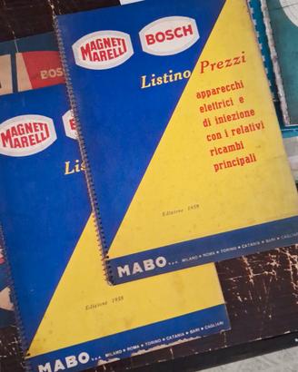 lotto cataloghi ricambi auto epoca  