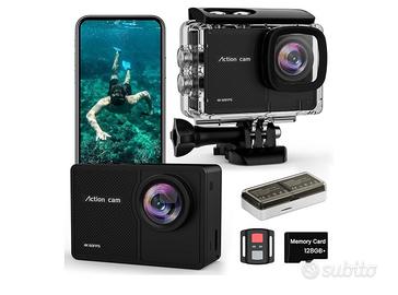 TIMNUT 4K 60FPS Action Cam, 40M Fotocamera