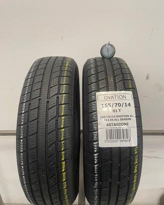 165 70 R14 81T 2 GOMME OVATION 4 STAGIONI