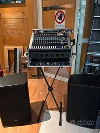 Impianto Audio per piano bar e Dj