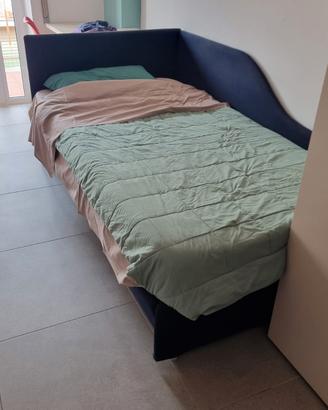 Letto singolo con secondo letto estraibile 