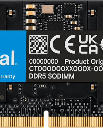 Crucial RAM DDR5 24GB 5600MHz SODIMM