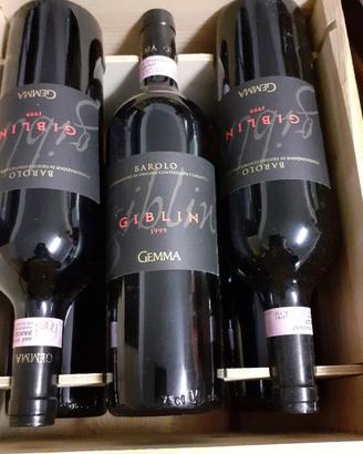 Cassa legno Barolo Gemma Giblin 1999