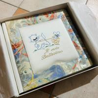 Album neonato 30x30 nuovo in pelle