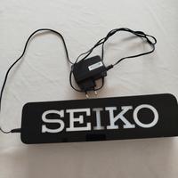 insegna luminosa Seiko