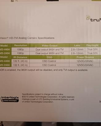 4 telecamere full HD con dvr