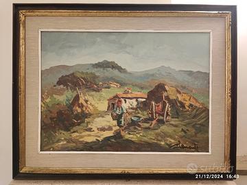 Dipinto - Willy Clemente - Campagna toscana