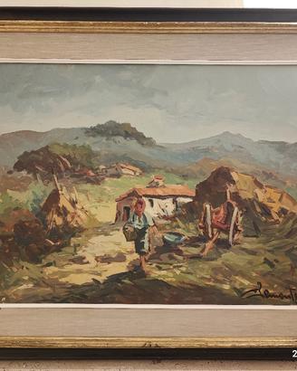 Dipinto - Willy Clemente - Campagna toscana