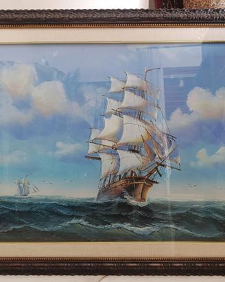 Quadro d'arredo con cornice 108x78