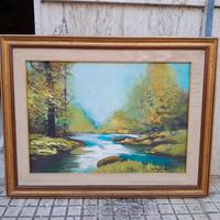 quadro d'epoca firmato olio su tela