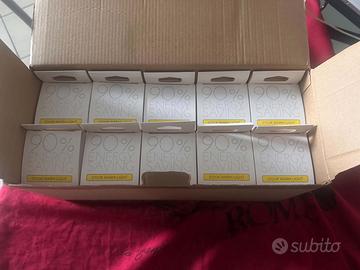 10 Lampadine LED E27 Specchio 8W=80W 2700K Silver 
