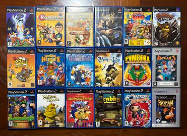 Lotto 17 Giochi PS2 (venduti anche singolarmente)