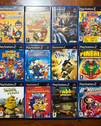 Lotto 17 Giochi PS2 (venduti anche singolarmente)