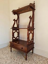 Libreria etagere in legno restaurata