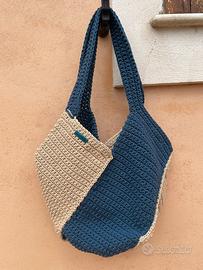 Borsa crochet grande da mare
