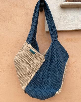 Borsa crochet grande da mare