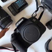 Canon Eos 750 D + obiettivo e accessori