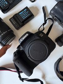 Canon Eos 750 D + obiettivo e accessori