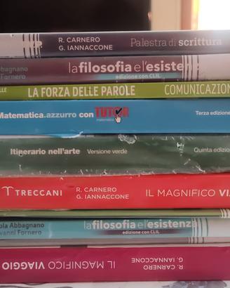 libri scolastici in uso a Scienze Umane Joyce