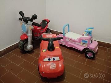 giocattoli moto ducati, saetta mc queen e gelati