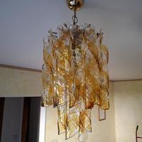 LAMPADARIO VETRO MURANO MAZZEGA