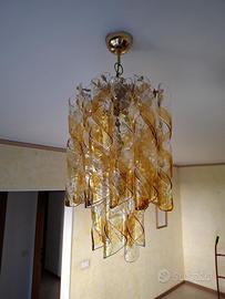 LAMPADARIO VETRO MURANO MAZZEGA