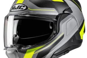 HJC modulare F100 grigio/giallo - taglia M