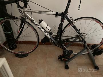 Bici Wilier Lavaredo su Rullo Pedal Pro