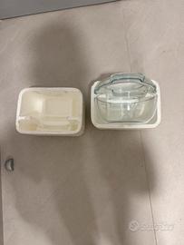 Contenitore di vetro con coperchio