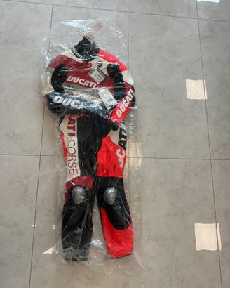 Tuta in pelle da moto Ducati