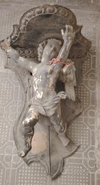 antica scultura sacra in legno