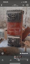 Stufa vintage in ghisa a gas