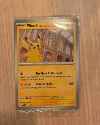 Pikachu Museo carta Pokemon