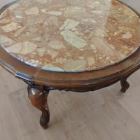 tavolo da soggiorno legno marmo