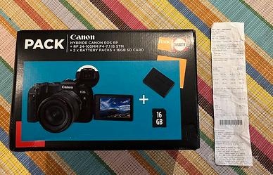 Canon EOS RP + objectif RF 24-105mm + 2 batteries 