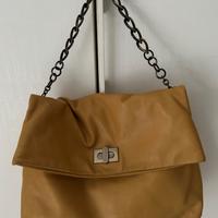 Borsa in Pelle Senape “sete di Jaipur” Perfetta