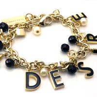 bracciale DOLCE&GABBANA dorato charms “Desire"